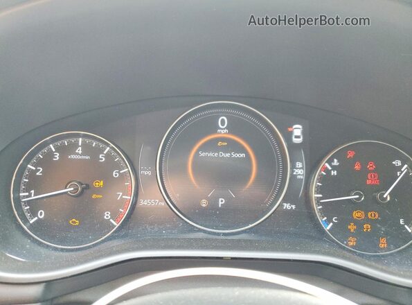 3MZBPABMXRM408975 2024 MAZDA 3 Gray Вид щитка приладів
