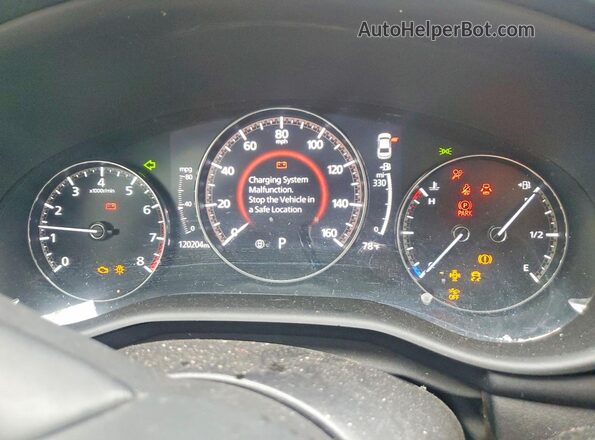 3MZBPACL7NM314004 2022 MAZDA 3 Gray ხელსაწყოთა პანელის ხედი