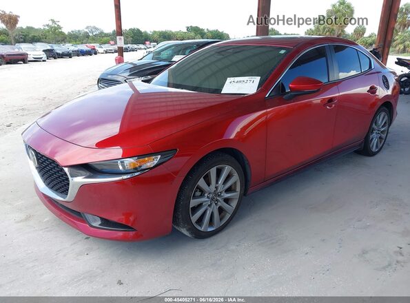 3MZBPACL7NM318019 2022 MAZDA 3 Red Vista tres cuartos delantera izquierda