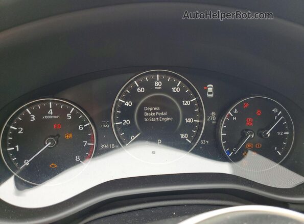 3MZBPACM0PM381555 2023 MAZDA 3 Red Vista del cuadro de instrumentos