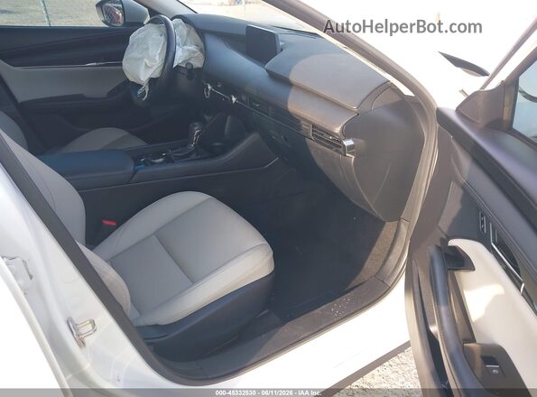 3MZBPACM3PM366225 2023 MAZDA 3 White Widok wnętrza z przodu