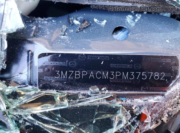 3MZBPACM3PM375782 2023 MAZDA 3 Gray Widok komory silnika