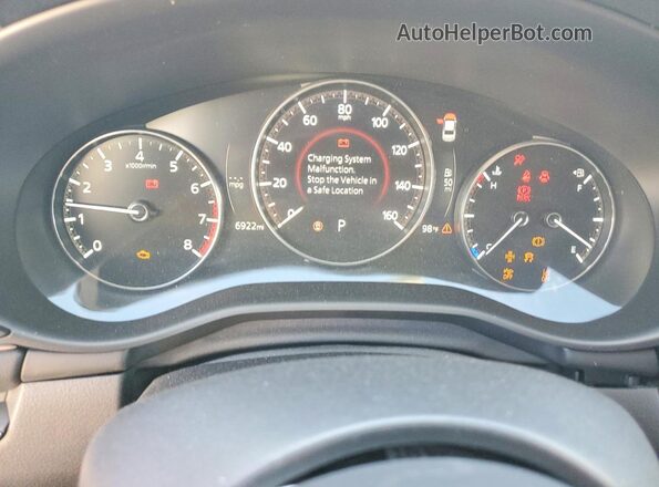 3MZBPACM7SM476378 2025 MAZDA 3 Black ხელსაწყოთა პანელის ხედი