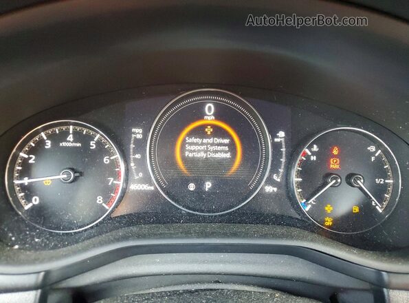 3MZBPADL9KM106507 2019 MAZDA 3 White Вид щитка приладів