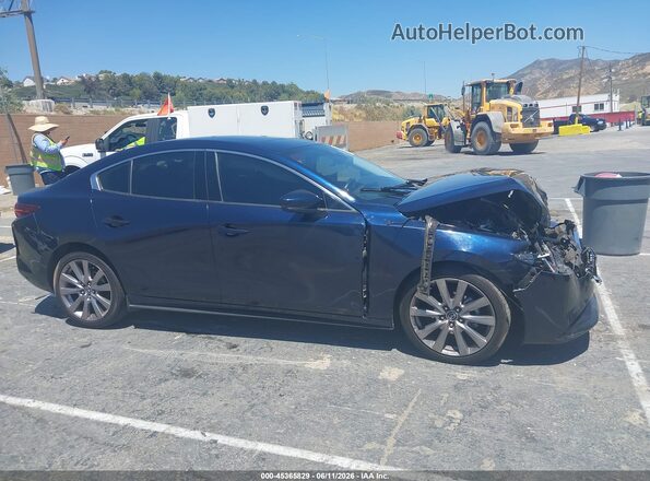 3MZBPAEM0KM101753 2019 MAZDA 3 Blue Rear interior view