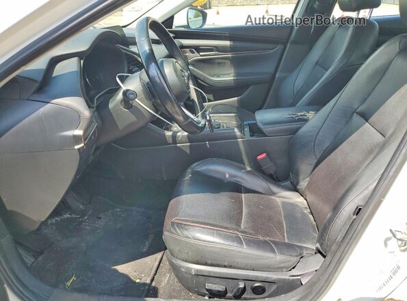 3MZBPAEM0KM101817 2019 MAZDA 3 White Widok wnętrza z przodu