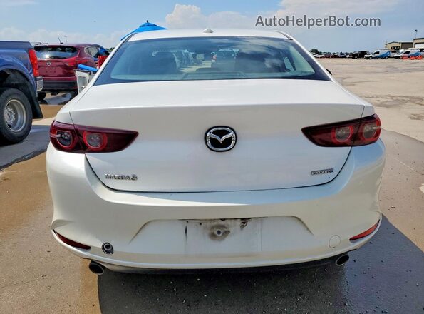 3MZBPAEM0KM101817 2019 MAZDA 3 White Widok z tyłu