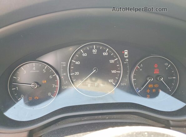 3MZBPAEM0KM101817 2019 MAZDA 3 White Widok zestawu wskaźników
