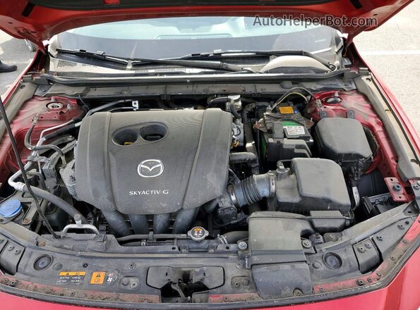 3MZBPAEM2KM100734 2019 MAZDA 3 Red Սալոնի հետևի տեսք