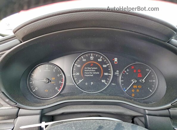 3MZBPAEM2KM100734 2019 MAZDA 3 Red Սարքավորումների վահանակի տեսք