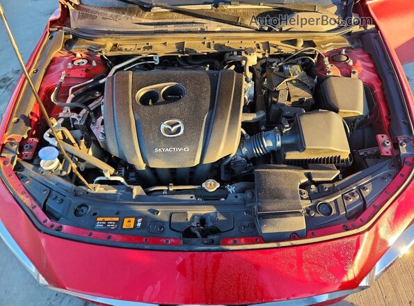 3MZBPAEM4LM134434 2020 MAZDA 3 Red Widok wnętrza z tyłu