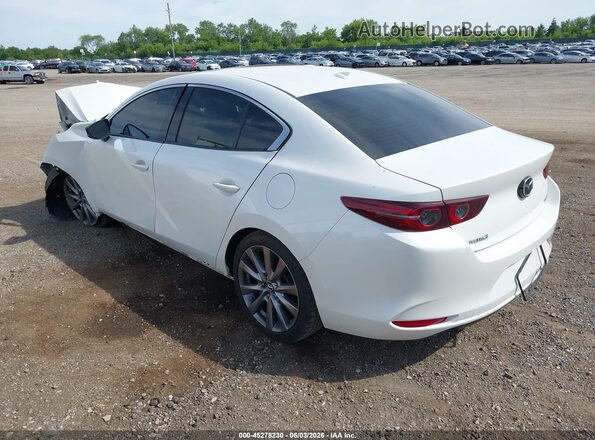 3MZBPAEM8KM103766 2019 MAZDA 3 White Հետևի ձախ