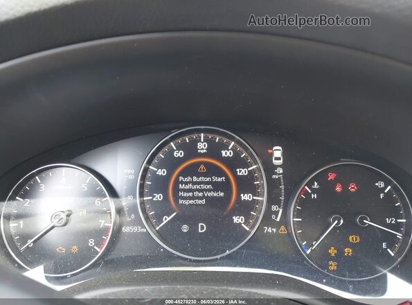 3MZBPAEM8KM103766 2019 MAZDA 3 White Հետևի նստատեղերի տեսք