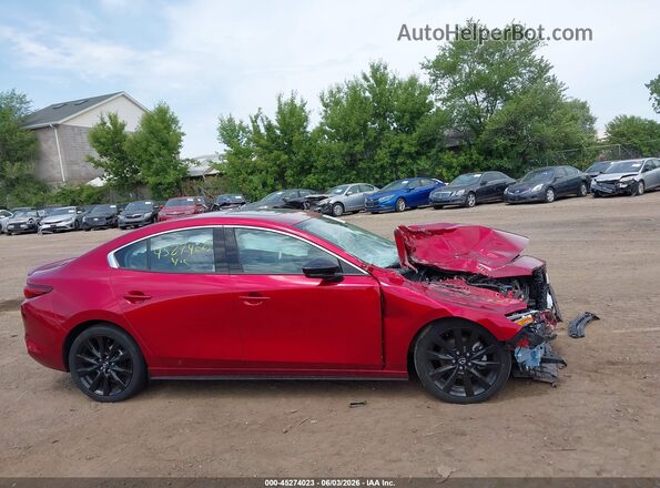 3MZBPBAY4NM319150 2022 MAZDA 3 Red Սալոնի հետևի տեսք