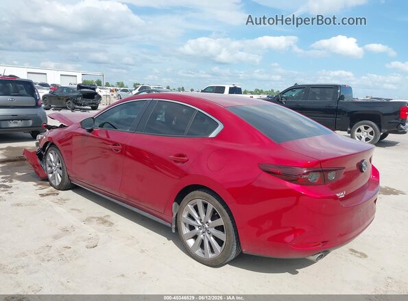 3MZBPBBM9MM207812 2021 MAZDA 3 Бордовый Задняя левая четверть