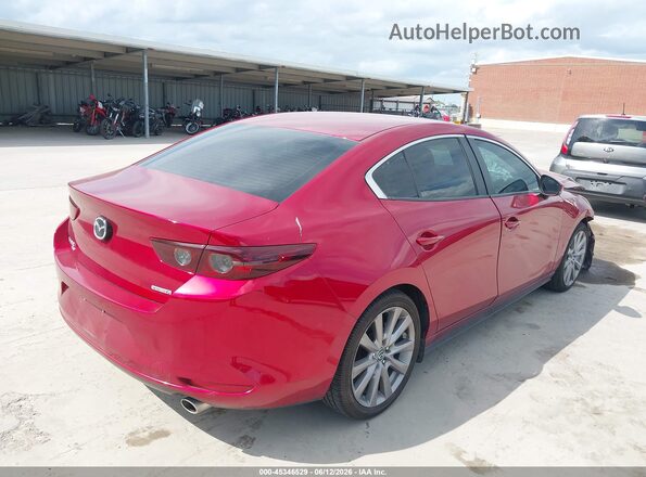 3MZBPBBM9MM207812 2021 MAZDA 3 Бордовый Задняя правая четверть