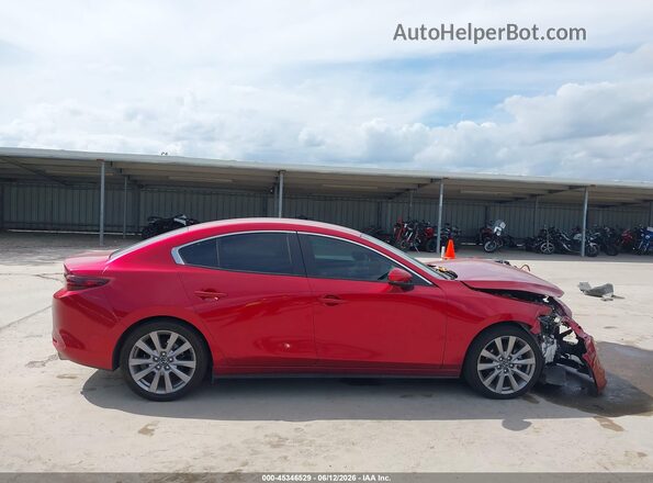 3MZBPBBM9MM207812 2021 MAZDA 3 Бордовый Вид задней части салона