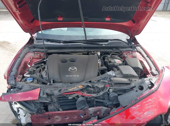 3MZBPBBM9MM207812 2021 MAZDA 3 Бордовый Вид сзади