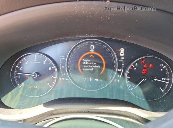3MZBPBCLXMM253168 2021 MAZDA 3 Red ხელსაწყოთა პანელის ხედი