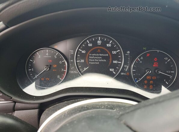 3MZBPBCM0LM131507 2020 MAZDA 3 Серый Вид щитка приборов