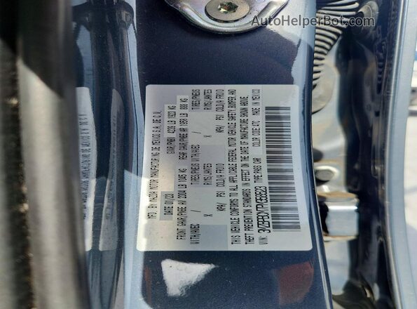 3MZBPBCM7PM358523 2023 MAZDA 3 Синий Вид наклейки с VIN-кодом