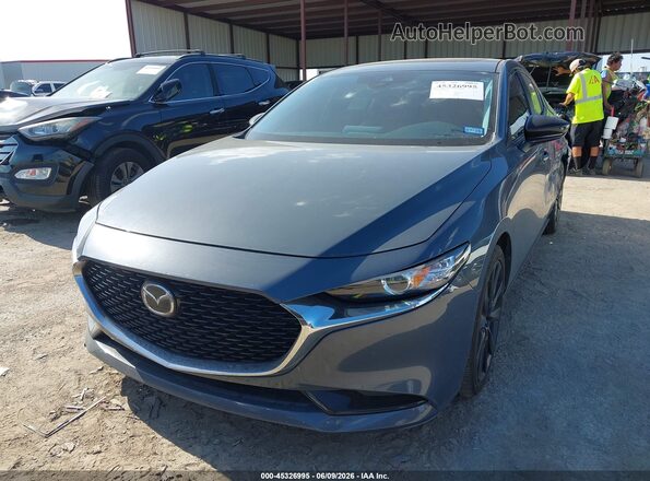 3MZBPBCM7PM363754 2023 MAZDA 3 Gray წინა მარცხენა ხედი სამი მეოთხედიდან