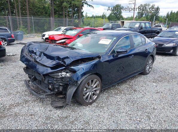 3MZBPBCM8MM208867 2021 MAZDA 3 Dark Blue Передняя левая четверть