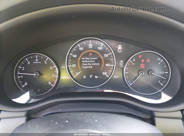 3MZBPBDM3LM132827 2020 MAZDA 3 Red Vista de los asientos traseros