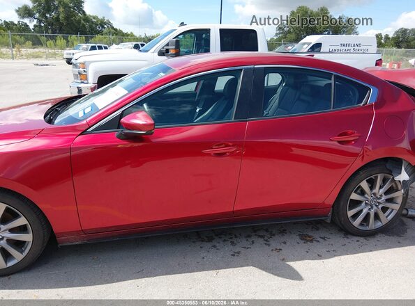 3MZBPBDM3LM132827 2020 MAZDA 3 Red Vista interior de 360 grados