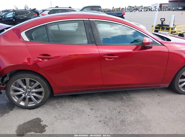 3MZBPBDM3LM132827 2020 MAZDA 3 Red Vista interior trasera