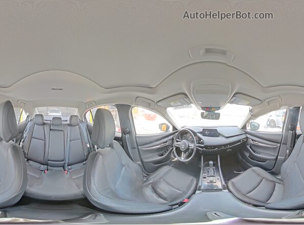 3MZBPBEY9PM350116 2023 MAZDA 3 Gray Vista de la etiqueta del VIN
