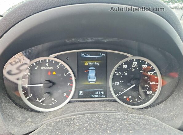 3N1AB7AP0GL668321 2016 NISSAN SENTRA Серебряный Вид щитка приборов