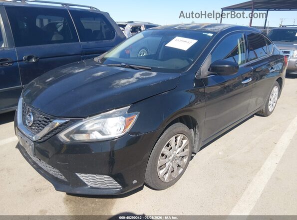 3N1AB7AP0GY208949 2016 NISSAN SENTRA Black Vista tres cuartos delantera izquierda