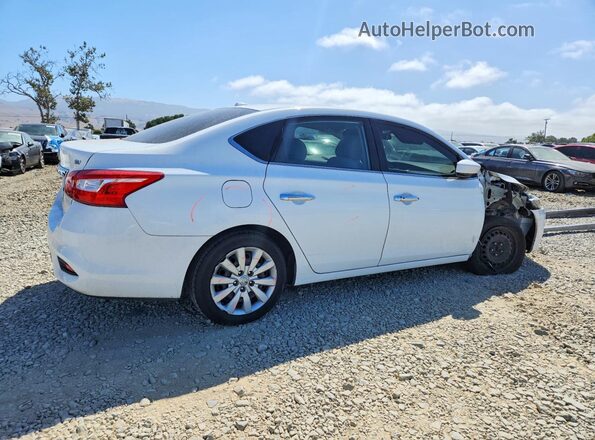 3N1AB7AP0GY231373 2016 NISSAN SENTRA Белый Задняя правая четверть