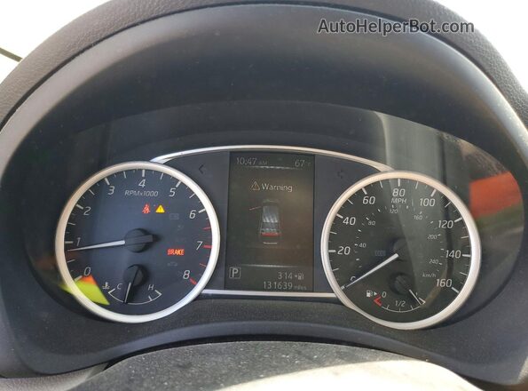 3N1AB7AP0GY231373 2016 NISSAN SENTRA Белый Вид щитка приборов