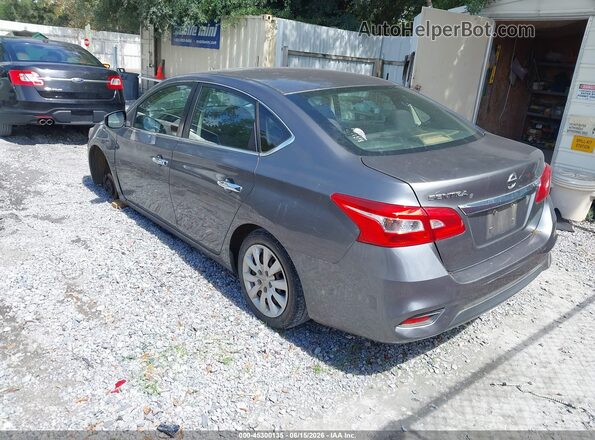 3N1AB7AP0GY236542 2016 NISSAN SENTRA Серый Задняя левая четверть