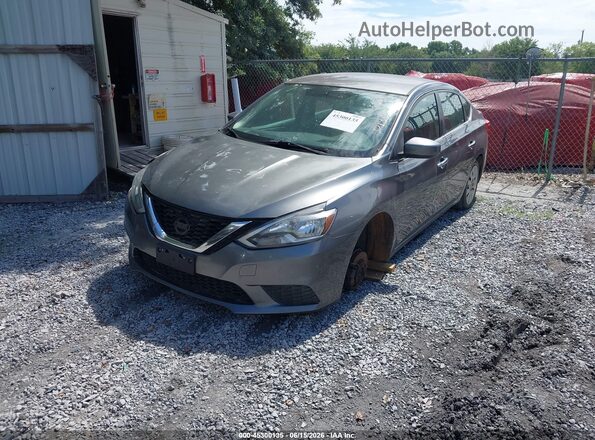 3N1AB7AP0GY236542 2016 NISSAN SENTRA Серый Передняя левая четверть