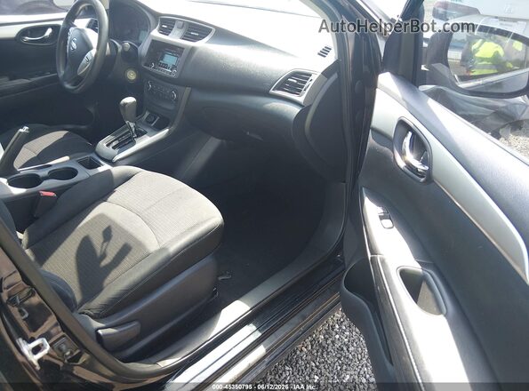 3N1AB7AP0GY244835 2016 NISSAN SENTRA Черный Вид салона спереди