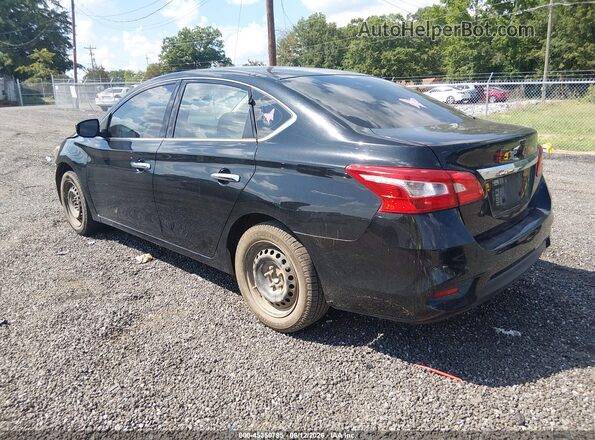 3N1AB7AP0GY244835 2016 NISSAN SENTRA Черный Задняя левая четверть