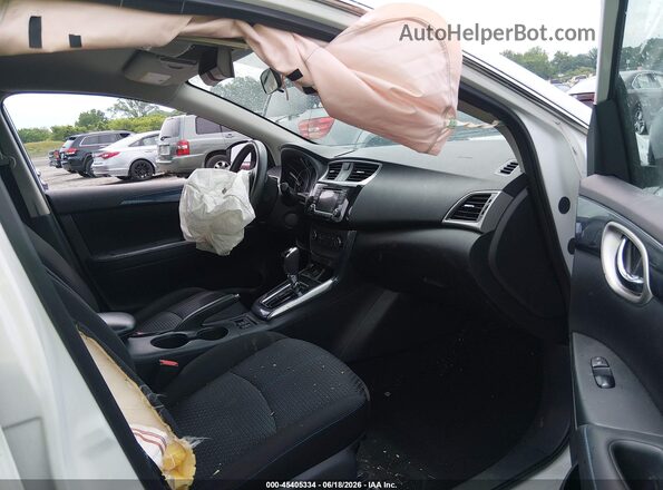 3N1AB7AP0GY276989 2016 NISSAN SENTRA Белый Вид салона спереди