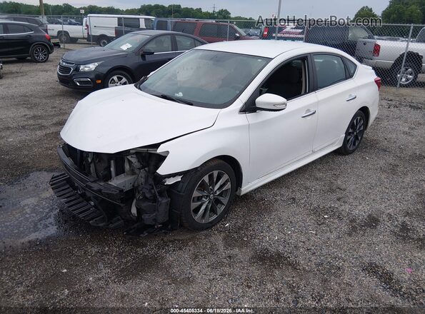 3N1AB7AP0GY276989 2016 NISSAN SENTRA Белый Передняя левая четверть
