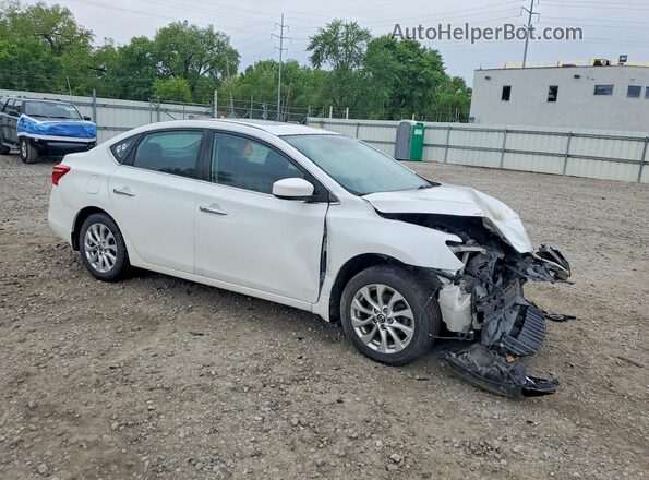 3N1AB7AP0GY279441 2016 NISSAN SENTRA Белый Передняя правая четверть