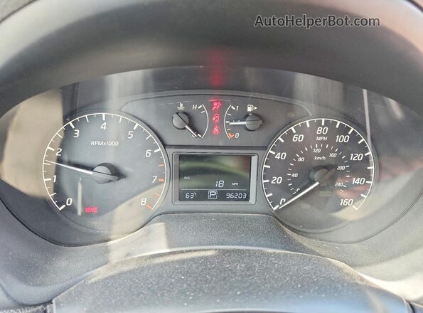 3N1AB7AP0GY281366 2016 NISSAN SENTRA White ხელსაწყოთა პანელის ხედი