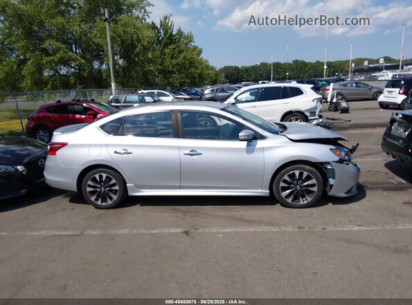 3N1AB7AP0GY312079 2016 NISSAN SENTRA Gray უკანა სალონის ხედი