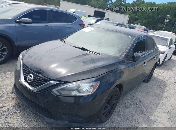 3N1AB7AP0HL642299 2017 NISSAN SENTRA Black Vista tres cuartos delantera izquierda