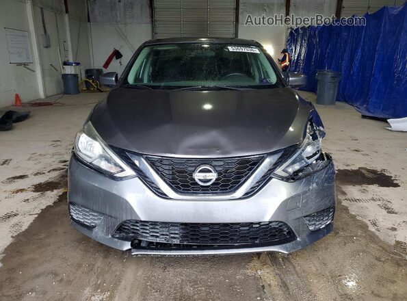 3N1AB7AP0HL652637 2017 NISSAN SENTRA Gray Դիմացի տեսք