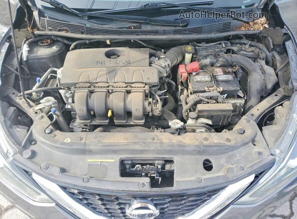 3N1AB7AP0HL656395 2017 NISSAN SENTRA Gray უკანა სალონის ხედი
