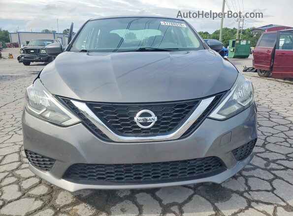 3N1AB7AP0HL656395 2017 NISSAN SENTRA Gray წინა ხედი