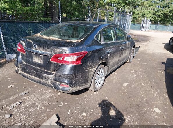 3N1AB7AP0HL704008 2017 NISSAN SENTRA Black Tył prawy
