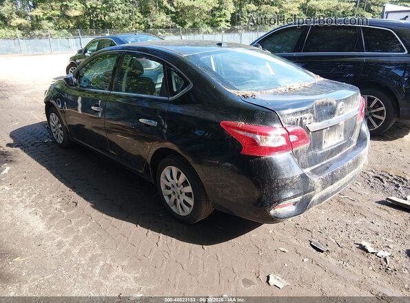 3N1AB7AP0HL704008 2017 NISSAN SENTRA Black Tył lewy